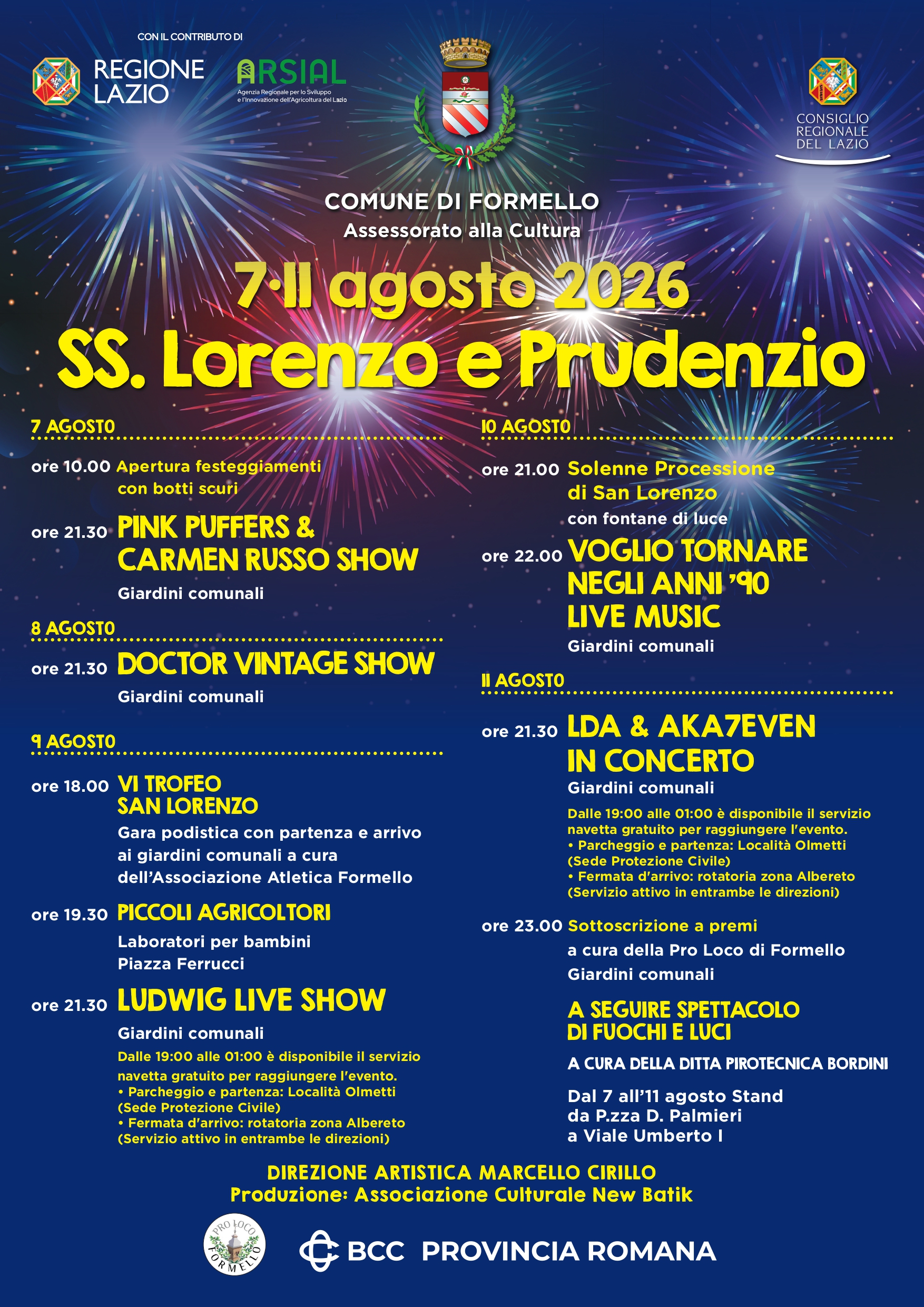 Programma Festa