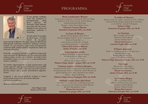 Programma completo Chigi Festival