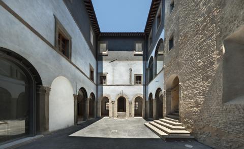 interno cortile Palazzo Chigi