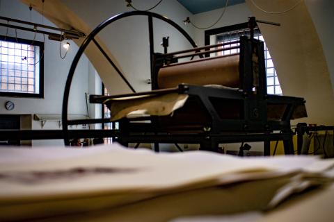 Interno del Centro di Incisione e Grafica d'Arte