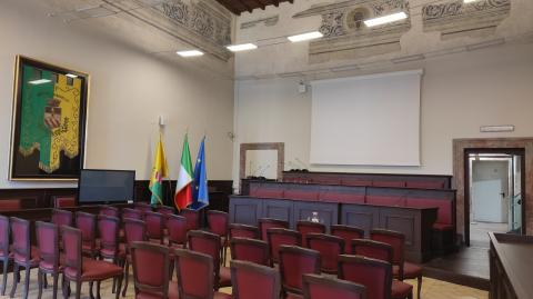 ingresso interno sala Grande di palazzo Chigi