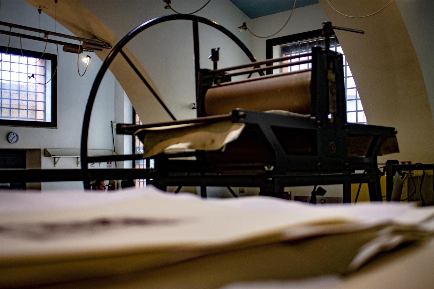 Interno del Centro di Incisione e Grafica d'Arte