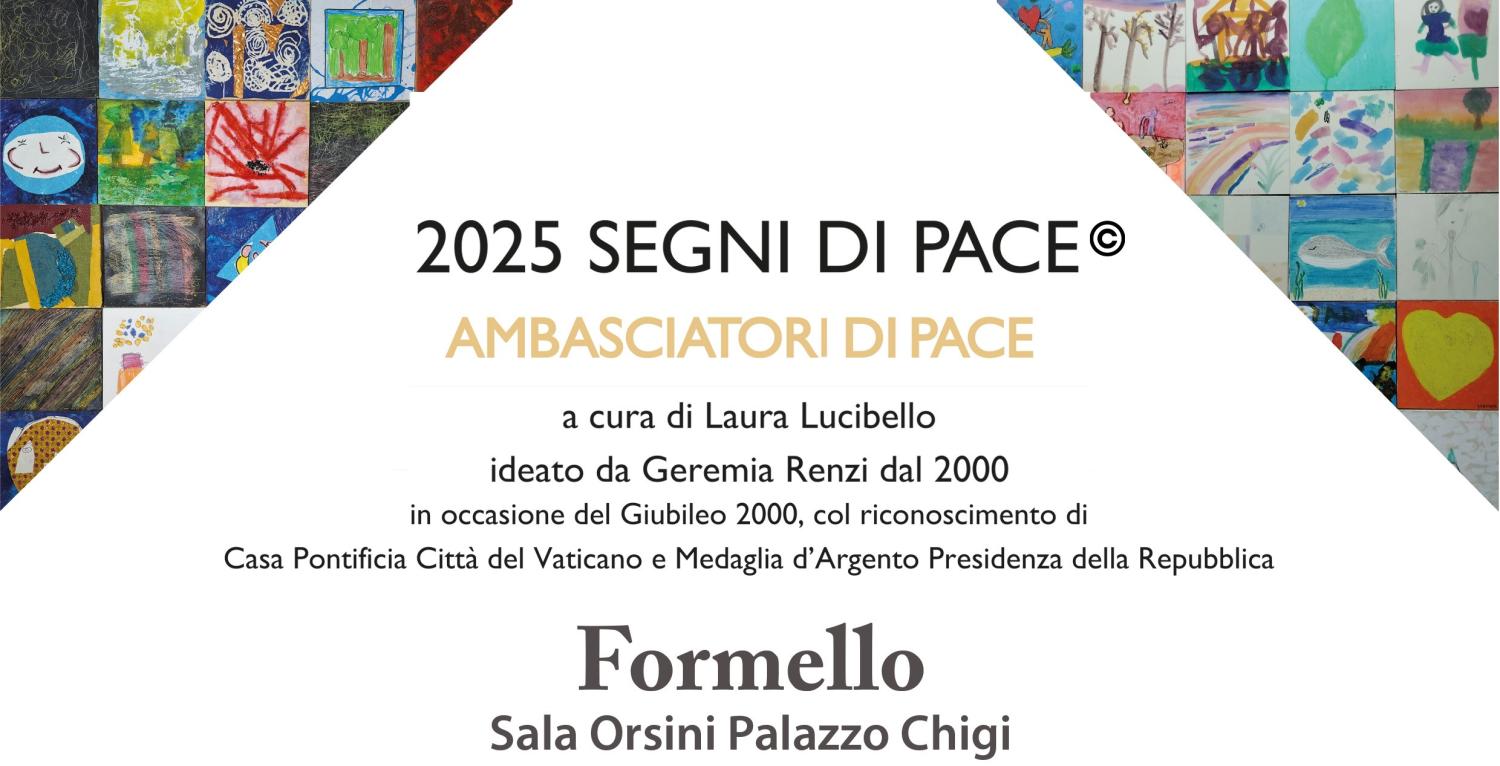 mostra segni di pace