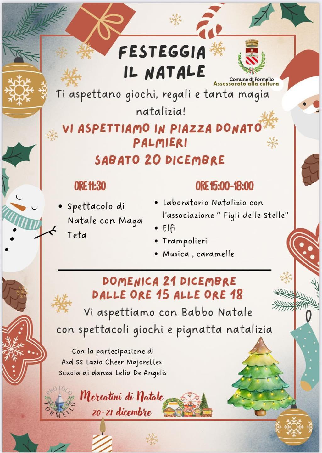 giochi e animazioni natalizie