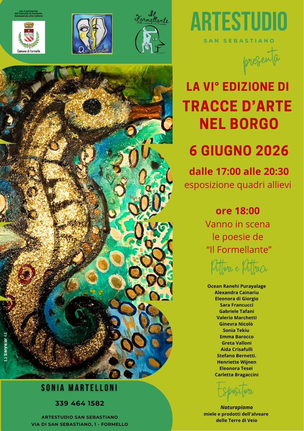 esposizione di arte tracce d'arte